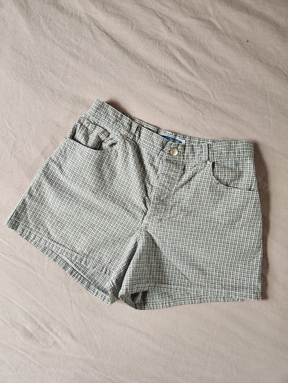 Next Issue Y2K Gingham Plaid Shorts - Size 11